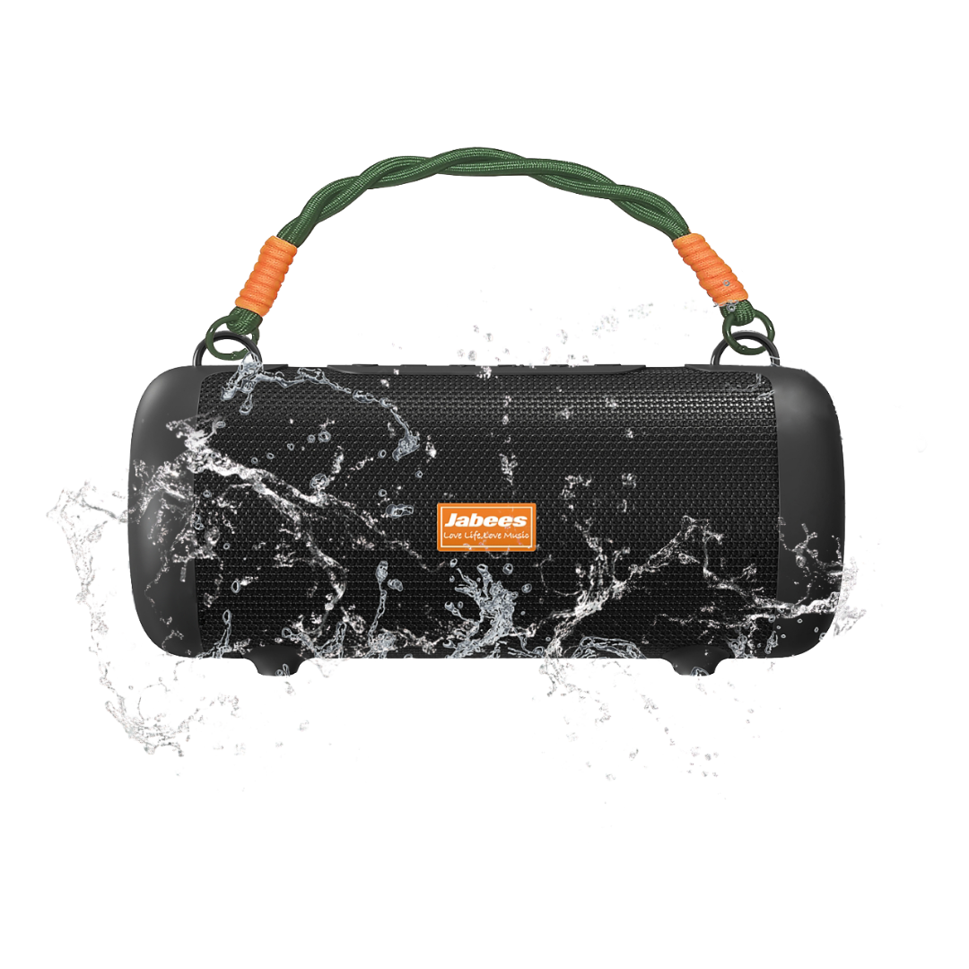 WHALE with Nylon Strap – Bluetooth IPX7 Waterproof Portable Outdoor Speaker with 30W Stereo Sound and USB Charge Out-0