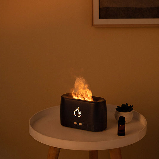 Humidificador, Purificaacion y Difusor de Aromas Inteligente con Efecto Llama -1