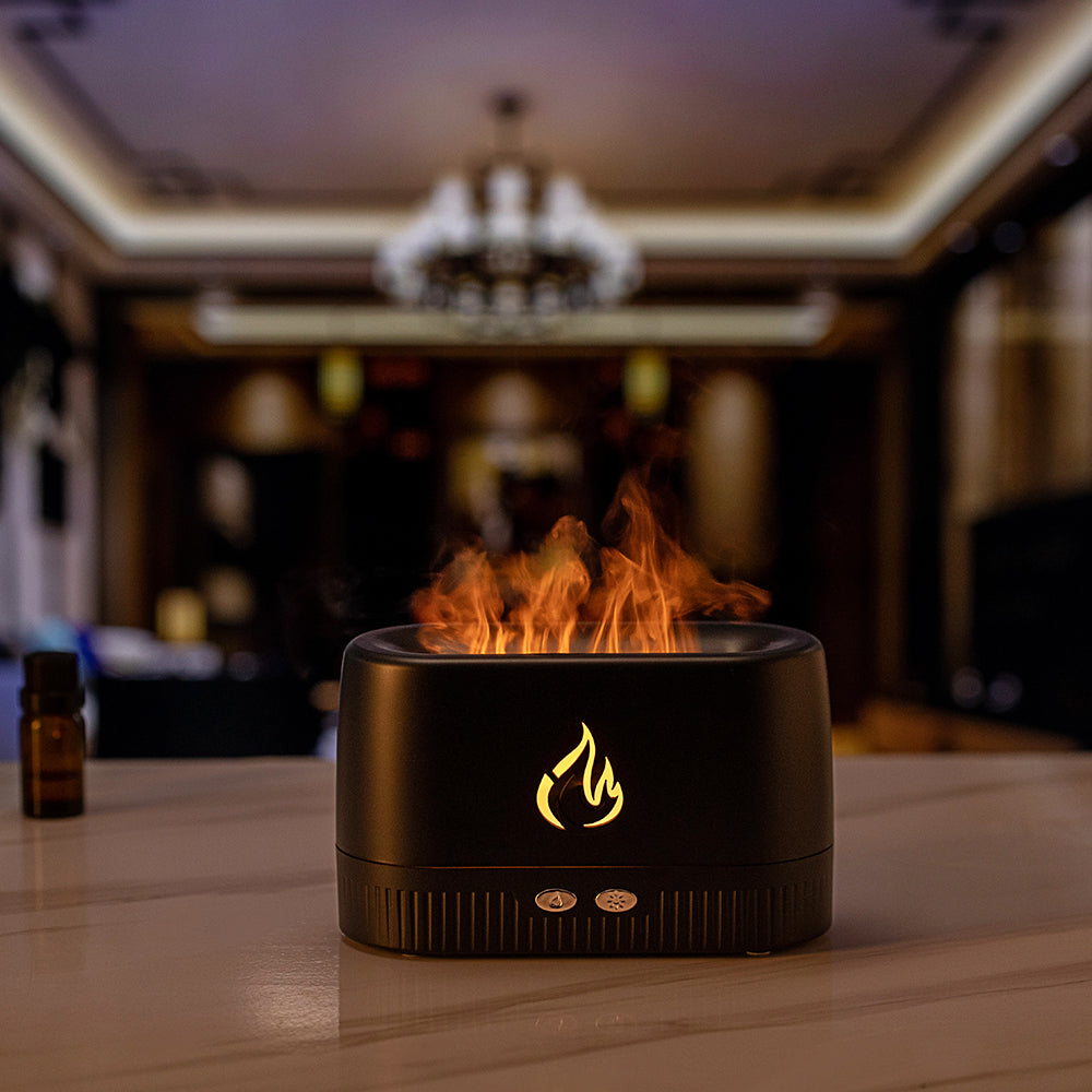 Humidificador, Purificaacion y Difusor de Aromas Inteligente con Efecto Llama -2