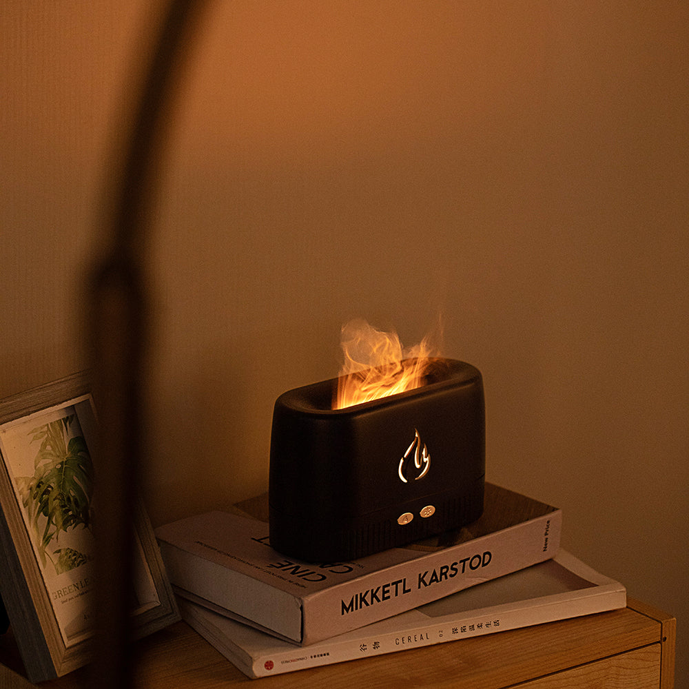 Humidificador, Purificaacion y Difusor de Aromas Inteligente con Efecto Llama -4